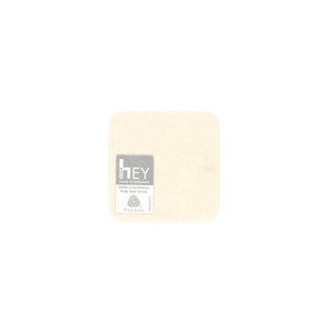 Square Felt Coaster in White by Hey-Sign 300160903 looking at Back