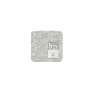 Square Felt Coaster in Marble by Hey-Sign 300160906 looking at Back
