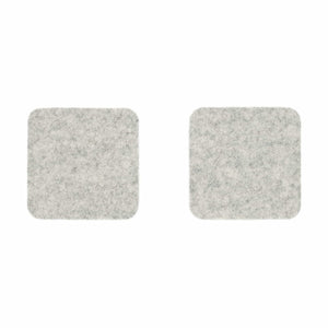 Square Felt Coaster in Marble by Hey-Sign 300160906 looking at Front