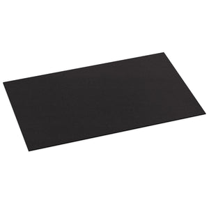 Rectangular Felt Desk Pad in Black by Hey-Sign 300109002 looking at Front-Angle