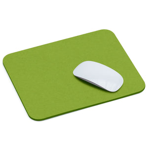 Rectangular Felt Mousepad in May Green by Hey-Sign 305302330 looking at Front-Angle-Wide