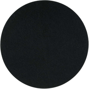 Round Felt Placemat in Black by Felt & Co. 153002 looking at Front