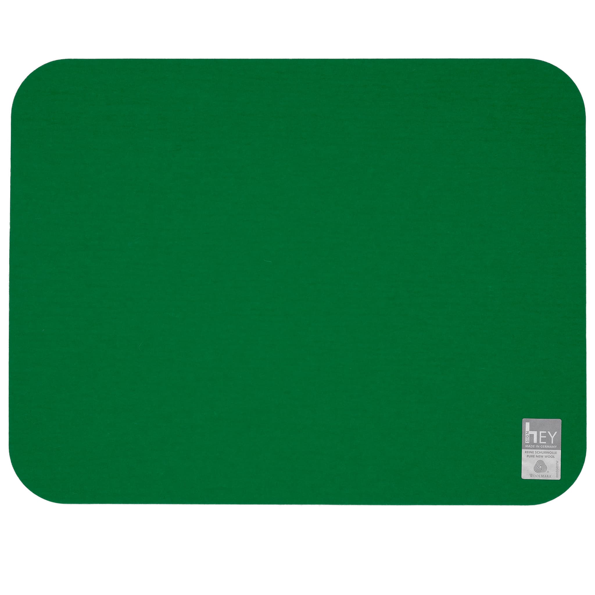 Rectangular Felt Placemat in Dark-Green by Hey-Sign 300134502 looking at Back