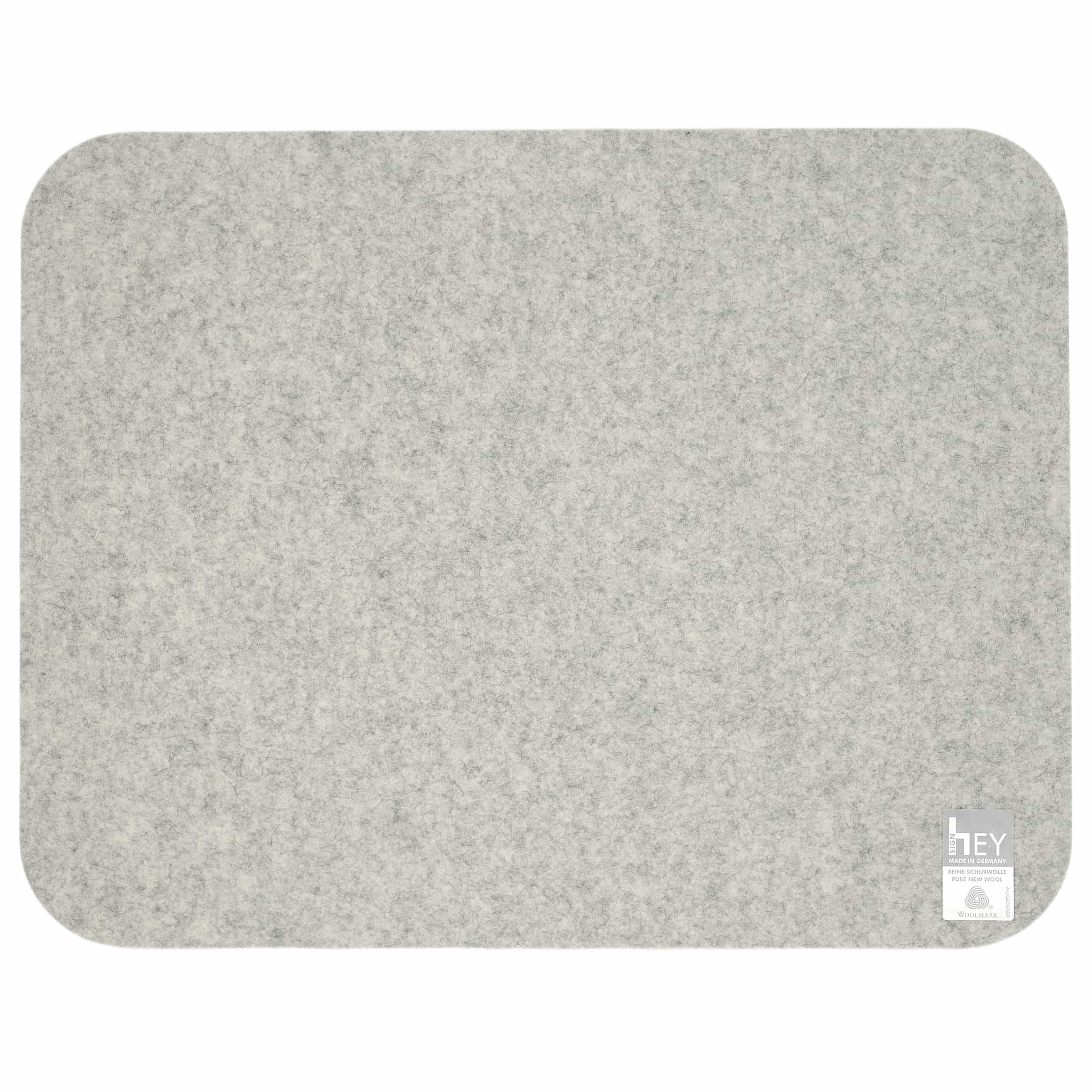 Rectangular Felt Placemat in Marble by Hey-Sign 300134506 looking at Back