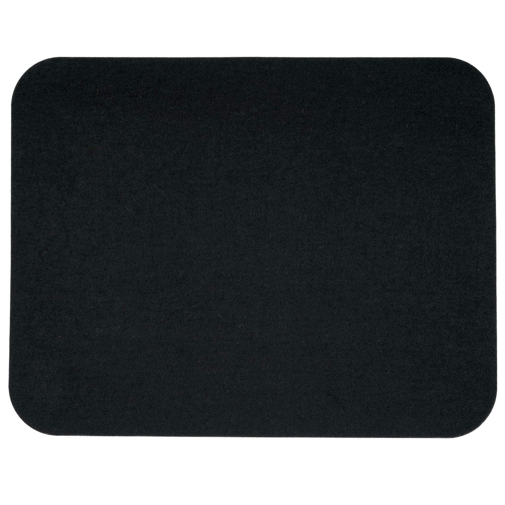 Rectangular Felt Placemat in Black by Hey-Sign 300134502 looking at Front-Wide