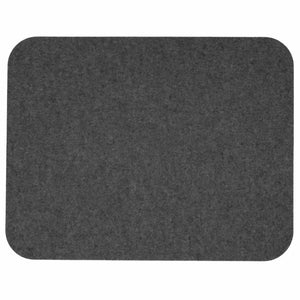 Rectangular Felt Placemat in Charcoal by Hey-Sign 300134501 looking at Front