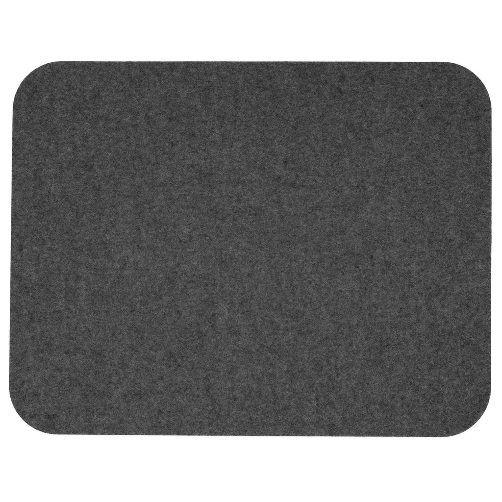 Rectangular Felt Placemat in Charcoal by Hey-Sign 300134501 looking at Front-Wide