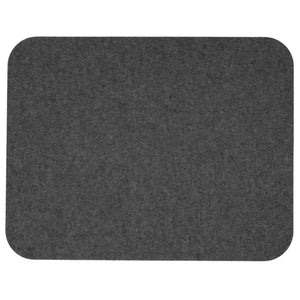Rectangular Felt Placemat in Charcoal by Hey-Sign 300134501 looking at Front-Wide
