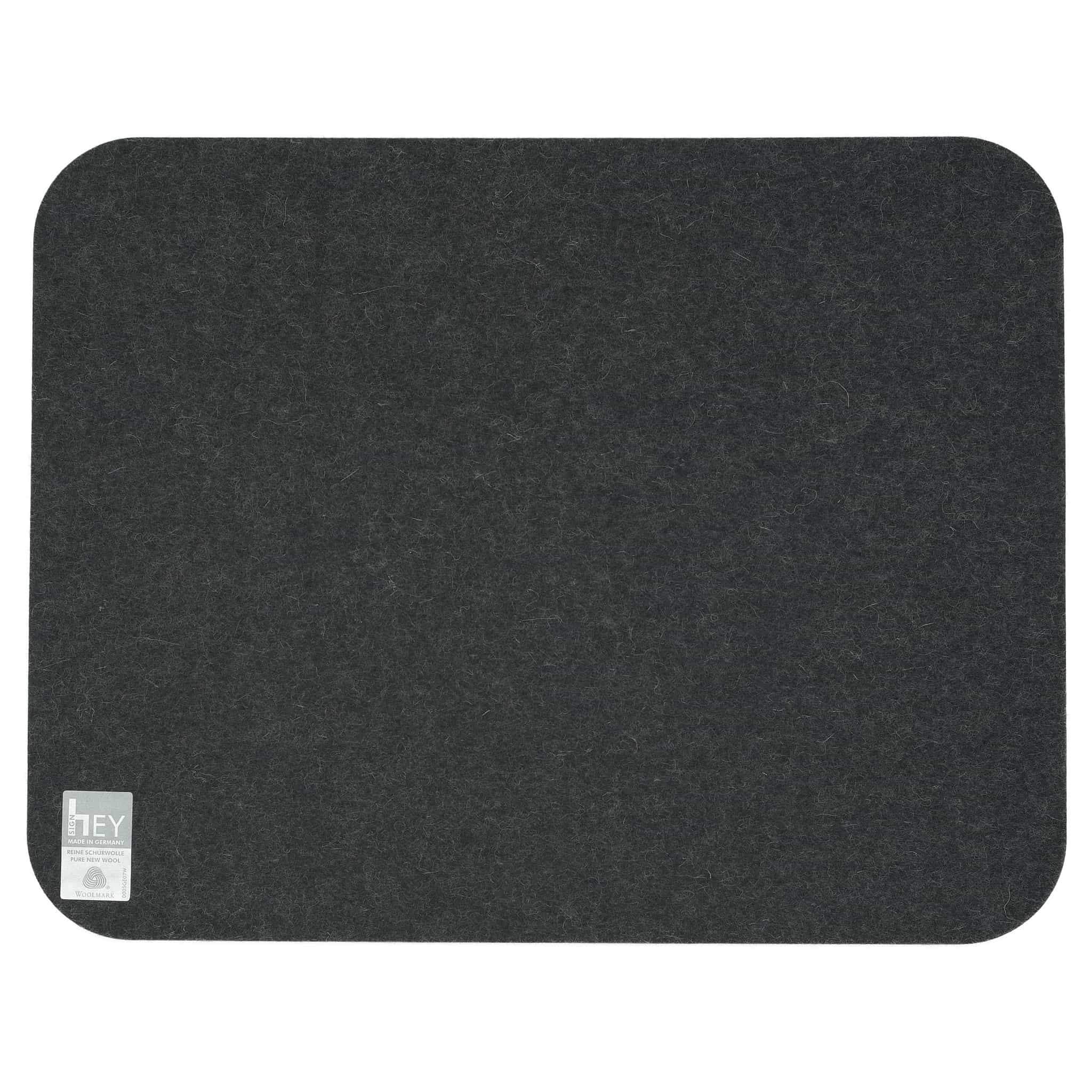 Rectangular Felt Placemat in Graphite by Hey-Sign 300134508 looking at Back