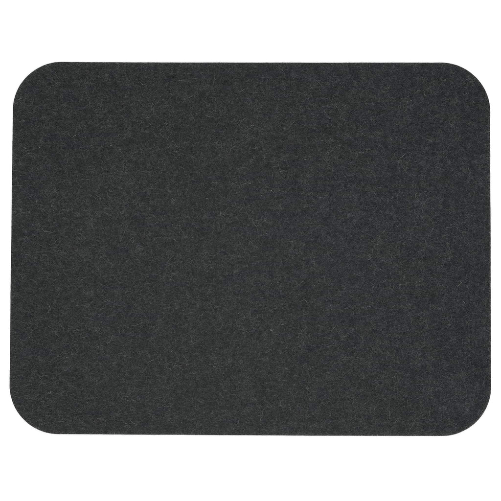 Rectangular Felt Placemat in Graphite by Hey-Sign 300134508 looking at Front-Wide