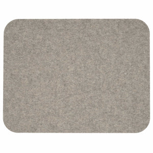 Rectangular Felt Placemat in Light-Grey by Hey-Sign 300134507 looking at Front