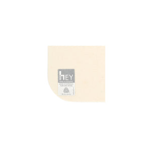 Rectangular Felt Placemat in White by Hey-Sign 300134503 looking at Closeup-Label