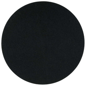 Round Felt Placemat in Black by Hey-Sign 300153502 looking at Front-Wide