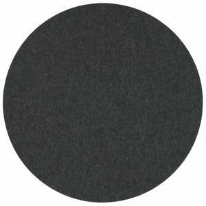 Round Felt Placemat in Graphite by Hey-Sign 300153508 looking at Front
