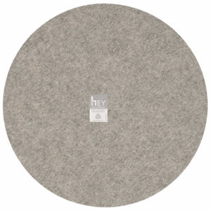 Rectangular Felt Placemat in Light-Grey by Hey-Sign 300134507 looking at Back