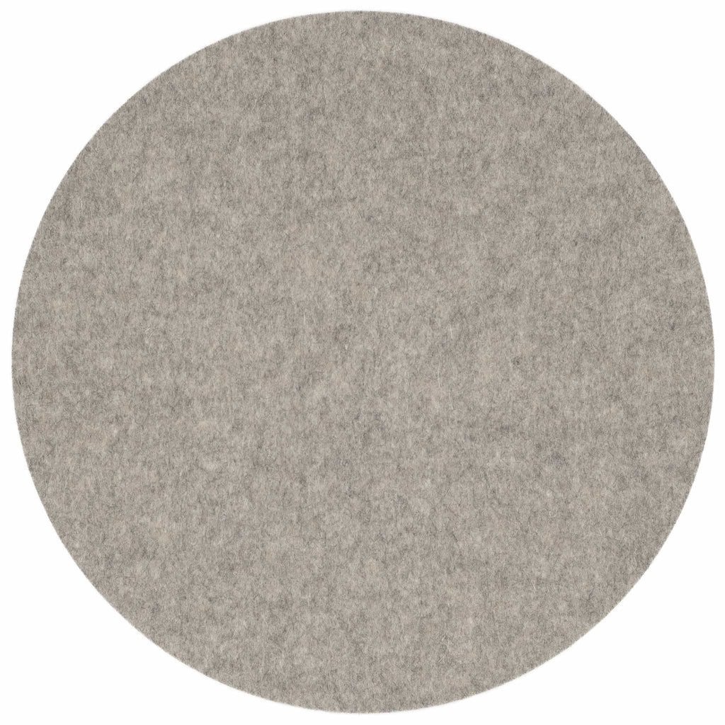 Rectangular Felt Placemat in Light-Grey by Hey-Sign 300134507 looking at Front-Wide
