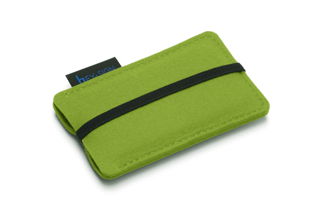 Felt Smartphone Sleeve or Pouch in May-Green by Hey-Sign 301031430