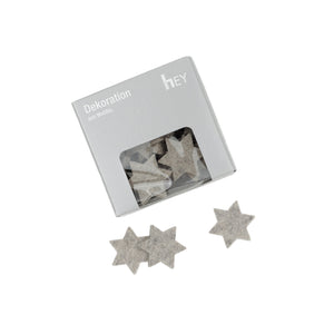 Star Felt Stars in Light-Grey by Hey-Sign 300550407 looking at Front