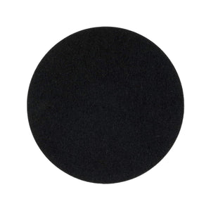 Round Felt Trivet in Black by Hey-Sign 300152002 looking at Front
