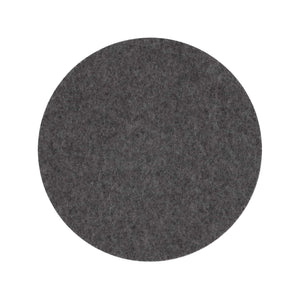 Round Felt Trivet in Charcoal by Hey-Sign 300152001 looking at Front